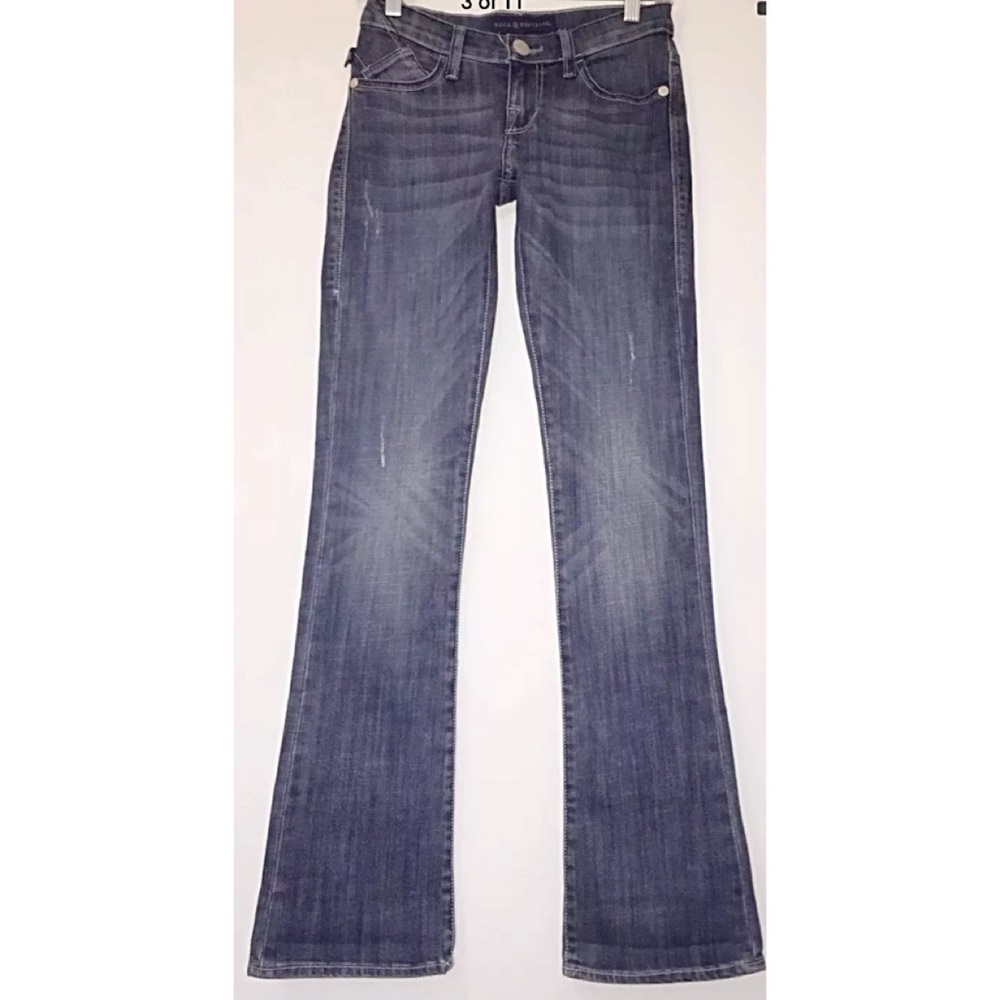 R&R KASANDRA Bootcut Rhinestone Embellished Jeans